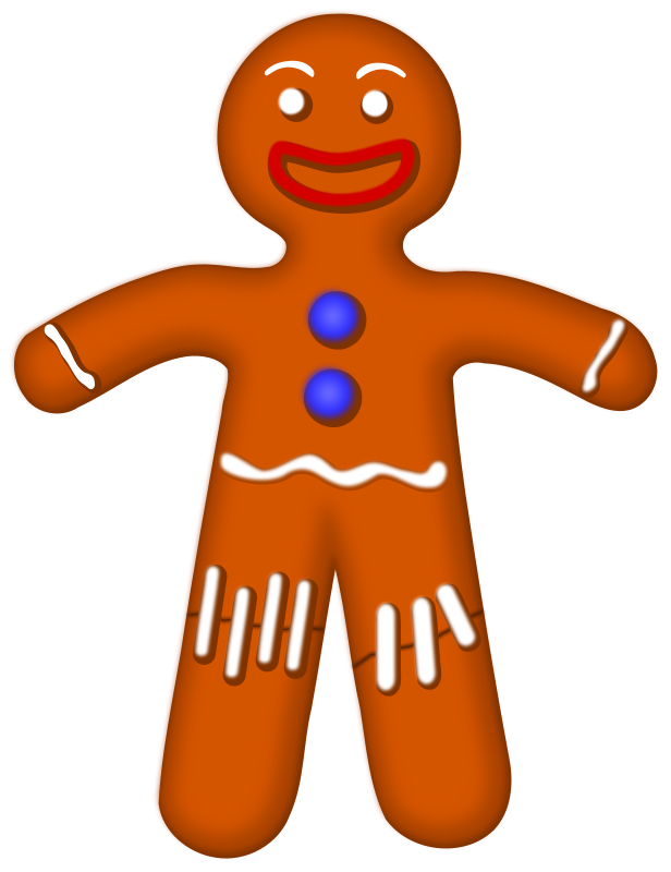 Gingerbread man free gingerbread clipart the cliparts clipartix