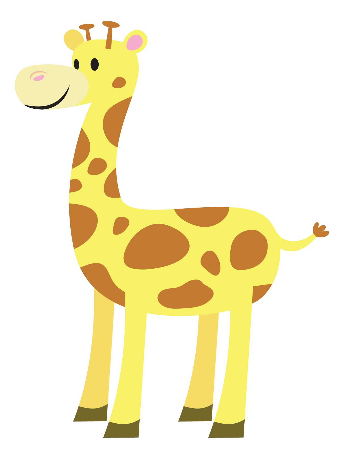 Giraffe clip art free clipart images