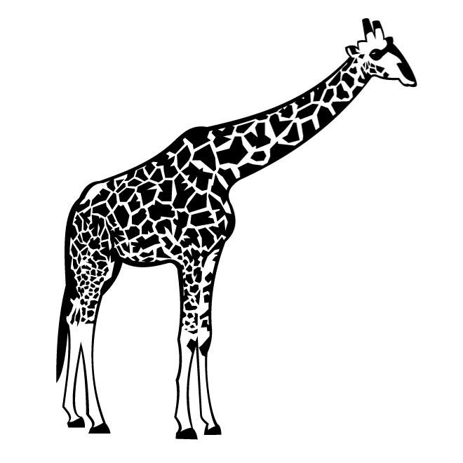 Giraffe clip art picture black and white clip art giraffe giraffe