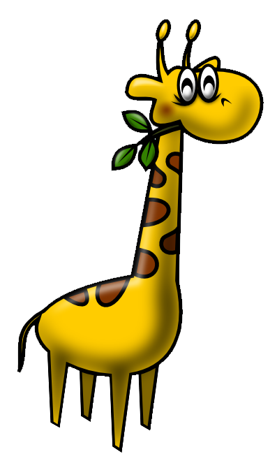 Giraffe free to use clipart 3