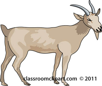 Goat clip art vector goat graphics image clipartix