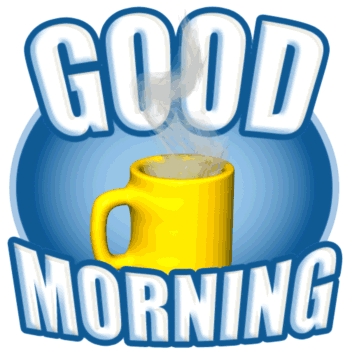 Good morning animation clipart