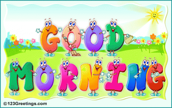 Good morning animation free animated good messages clipart 2