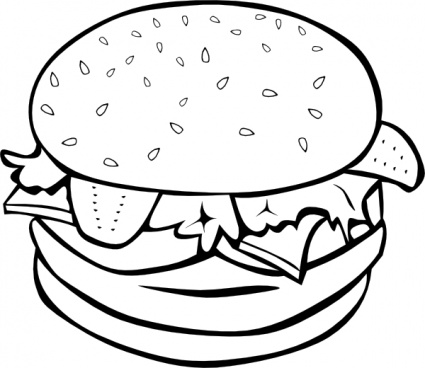 Hamburger clip art pictures free clipart images 4