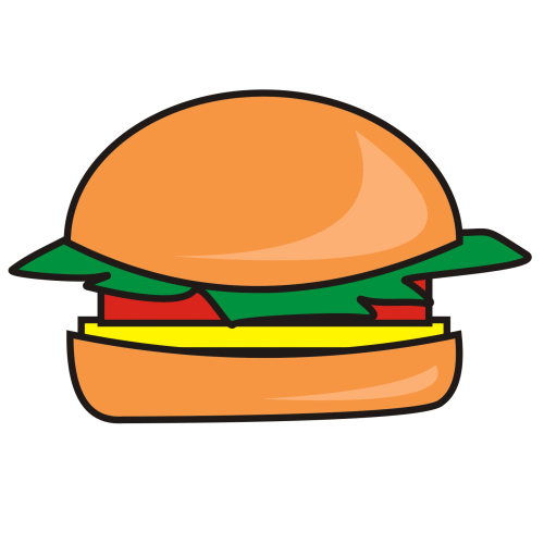 Hamburger clipart 2