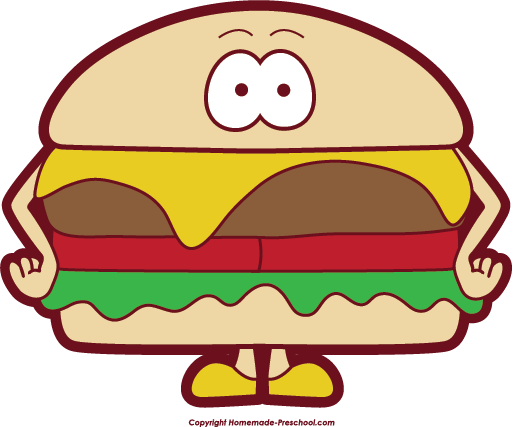 Hamburger free bbq clipart