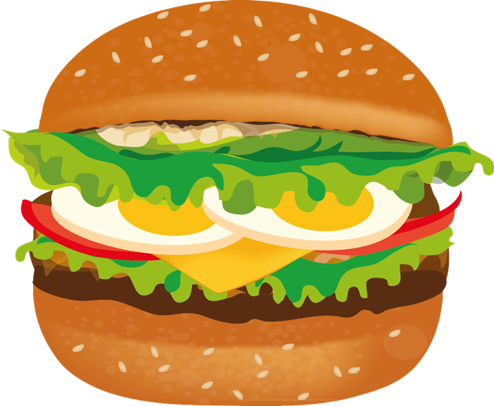 Hamburger free to use clipart