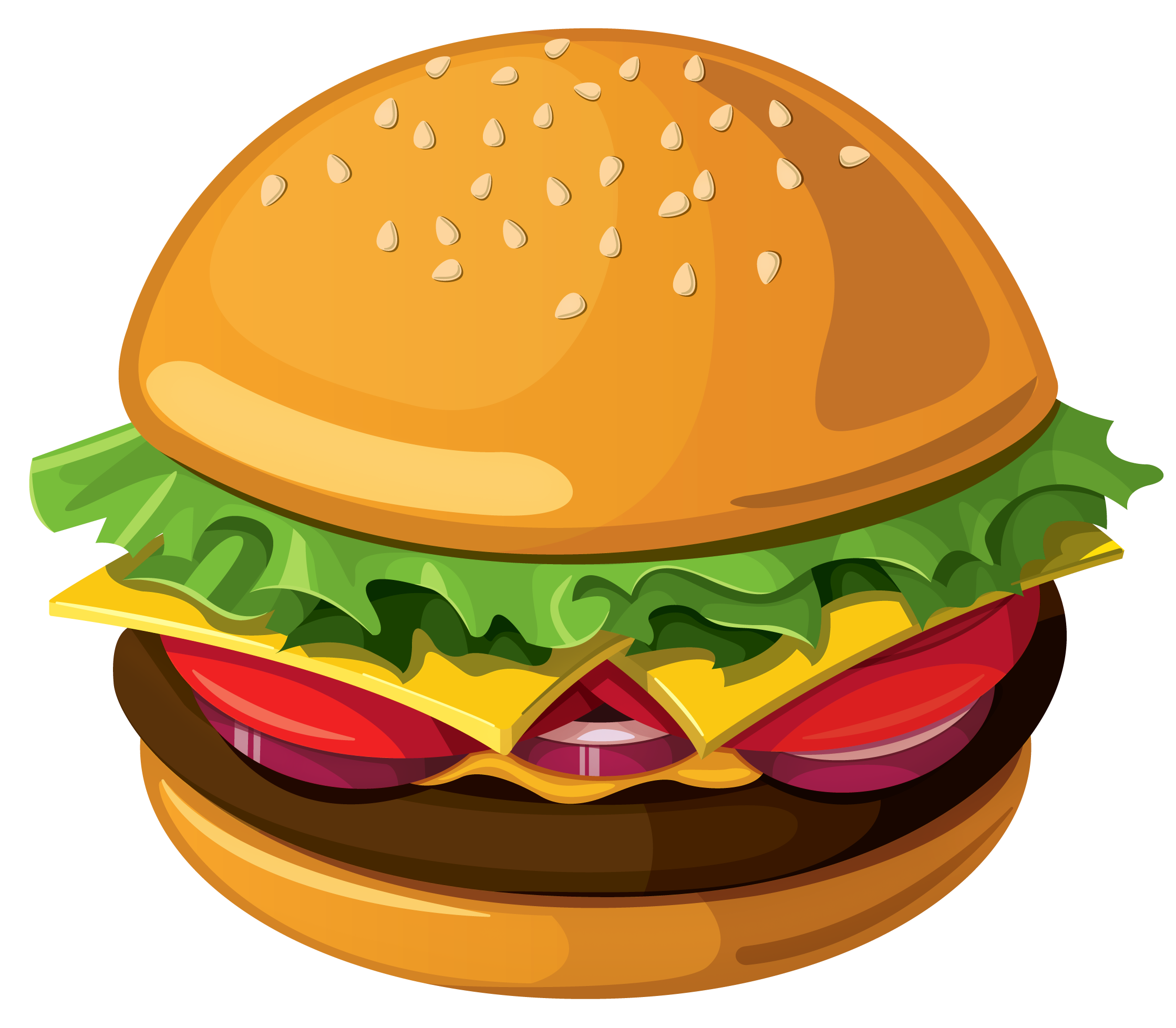 Hamburger vector picture clipart