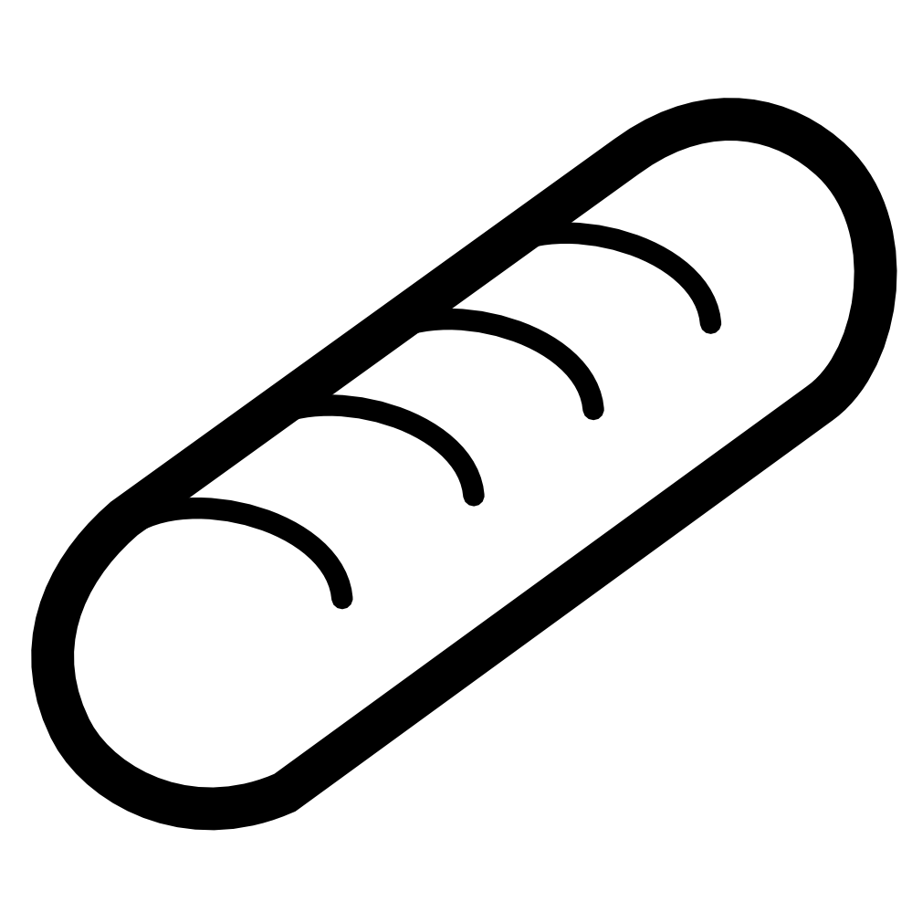 Hot dog black and white clip art clipart