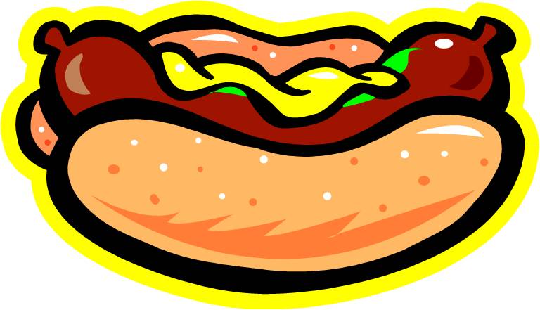 Hot dog clip art clipart image 7