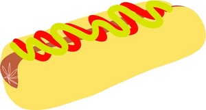 Hot dog clip art free clipart image 3