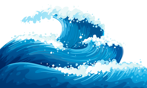 Ocean waves clip art vectors download free vector art clipartix 2