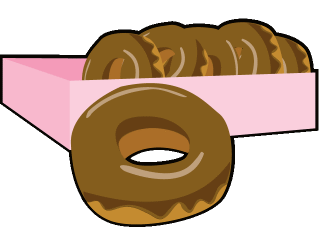 Of donuts clipart