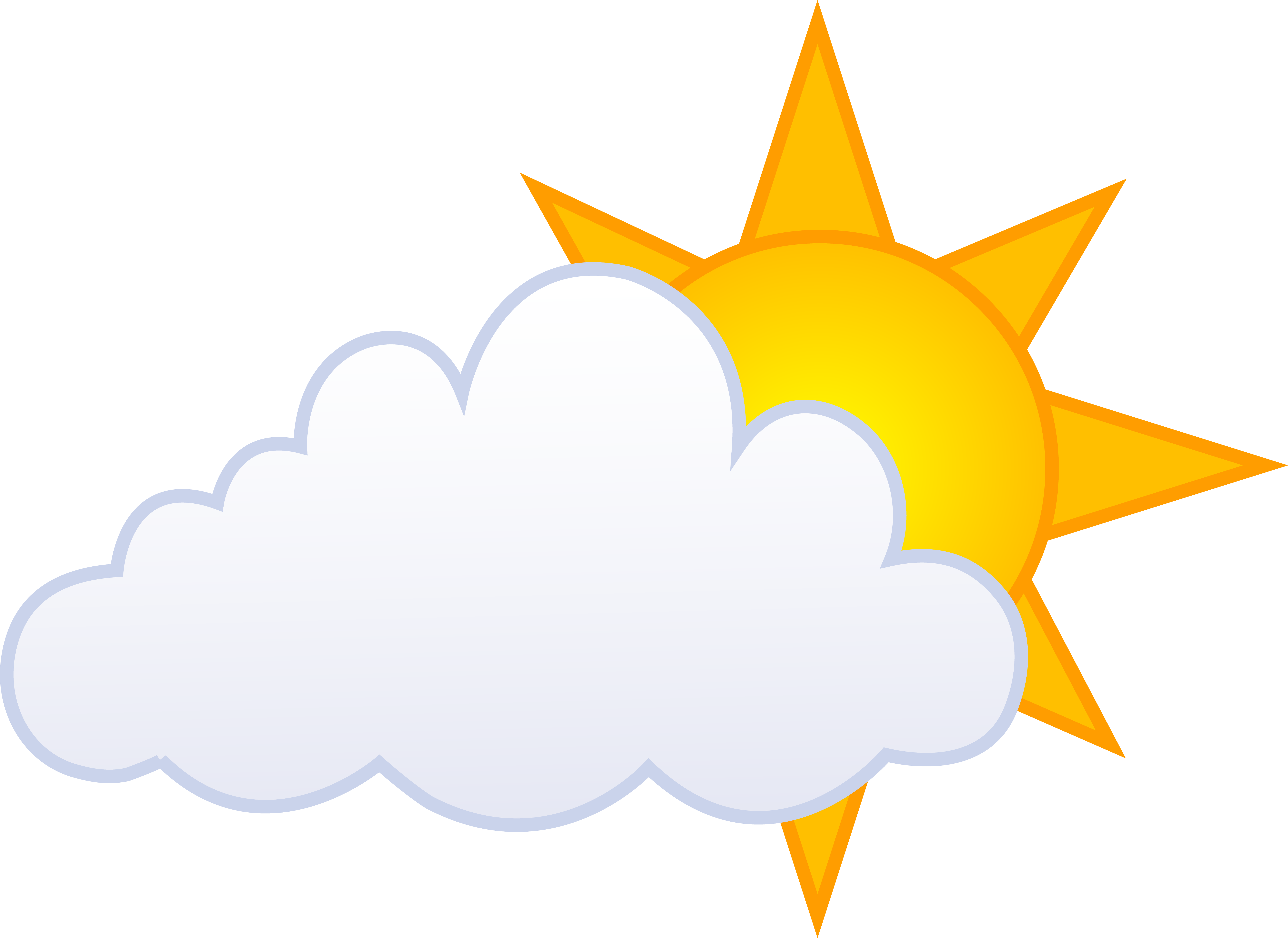 Partly cloudy weather clip art clipart free to use clip art resource