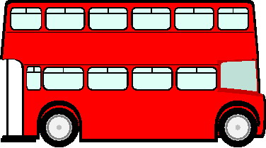Red bus clipart free images
