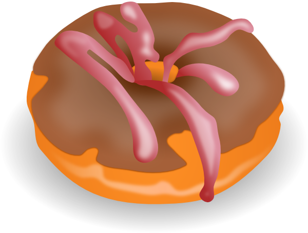 Simpsons donut clipart image
