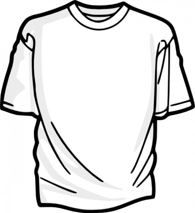 T-shirt blank shirt clip art free vector in open office drawing svg