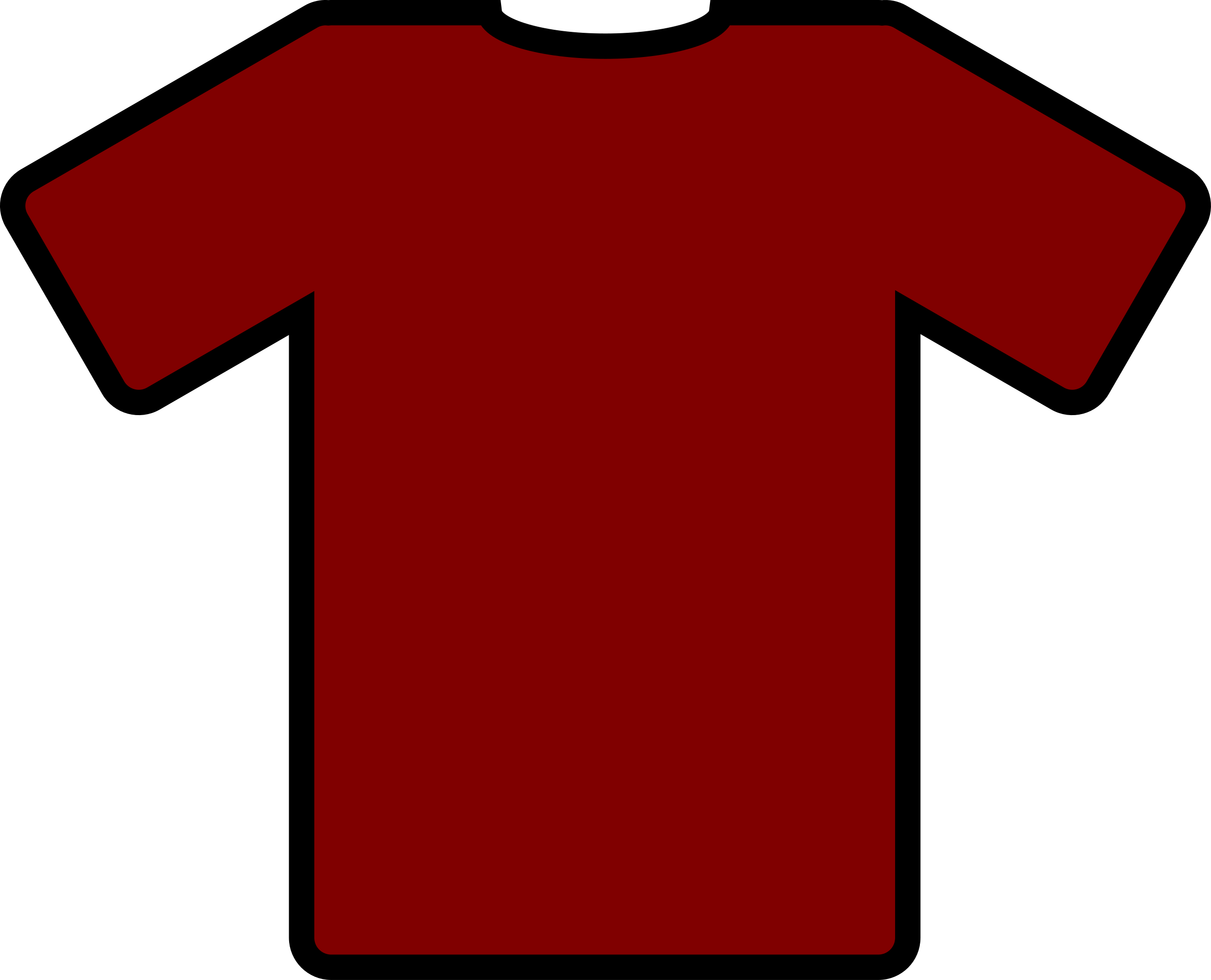 T-shirt clipart red tshirt