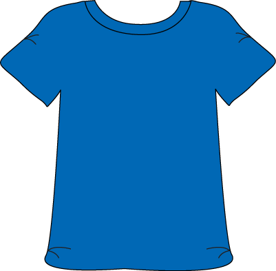 T-shirt shirt clip art of a clipart image 8