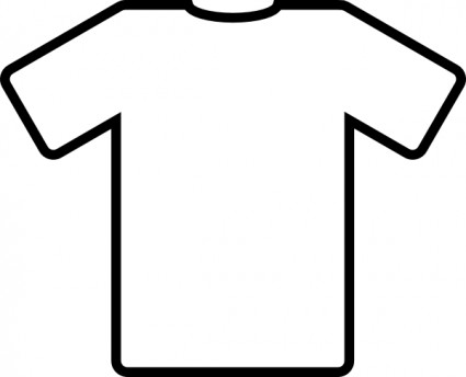 T-shirt white shirt clip art free vector in open office drawing svg