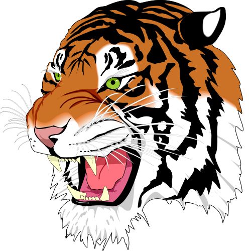 Tiger clip art free