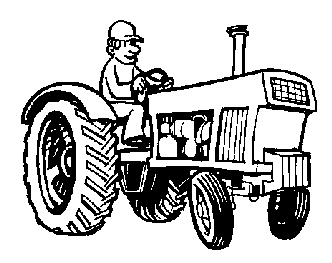 Tractor black clipart clipart kid 3