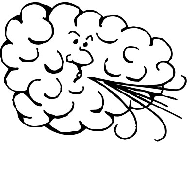 Windy weather clipart free clipart images