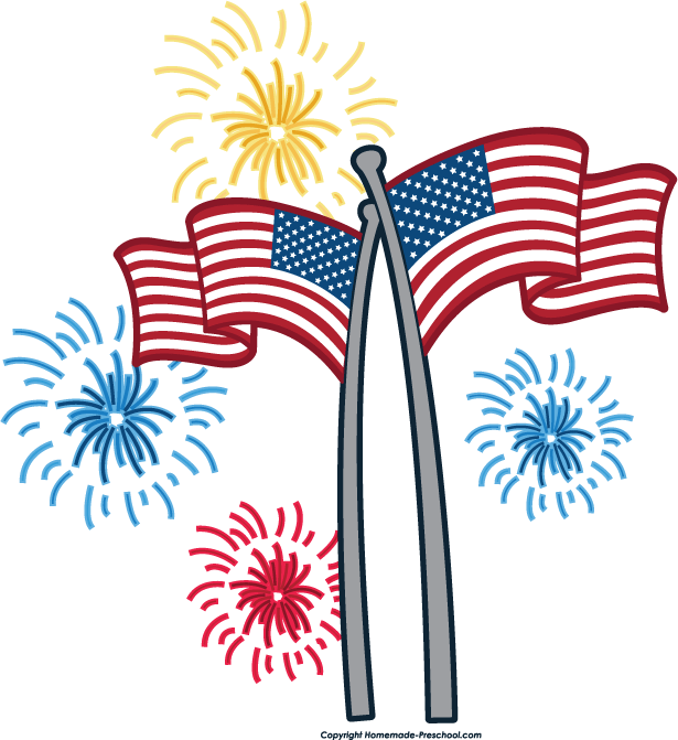 4th of july fireworks border free clipart images 4