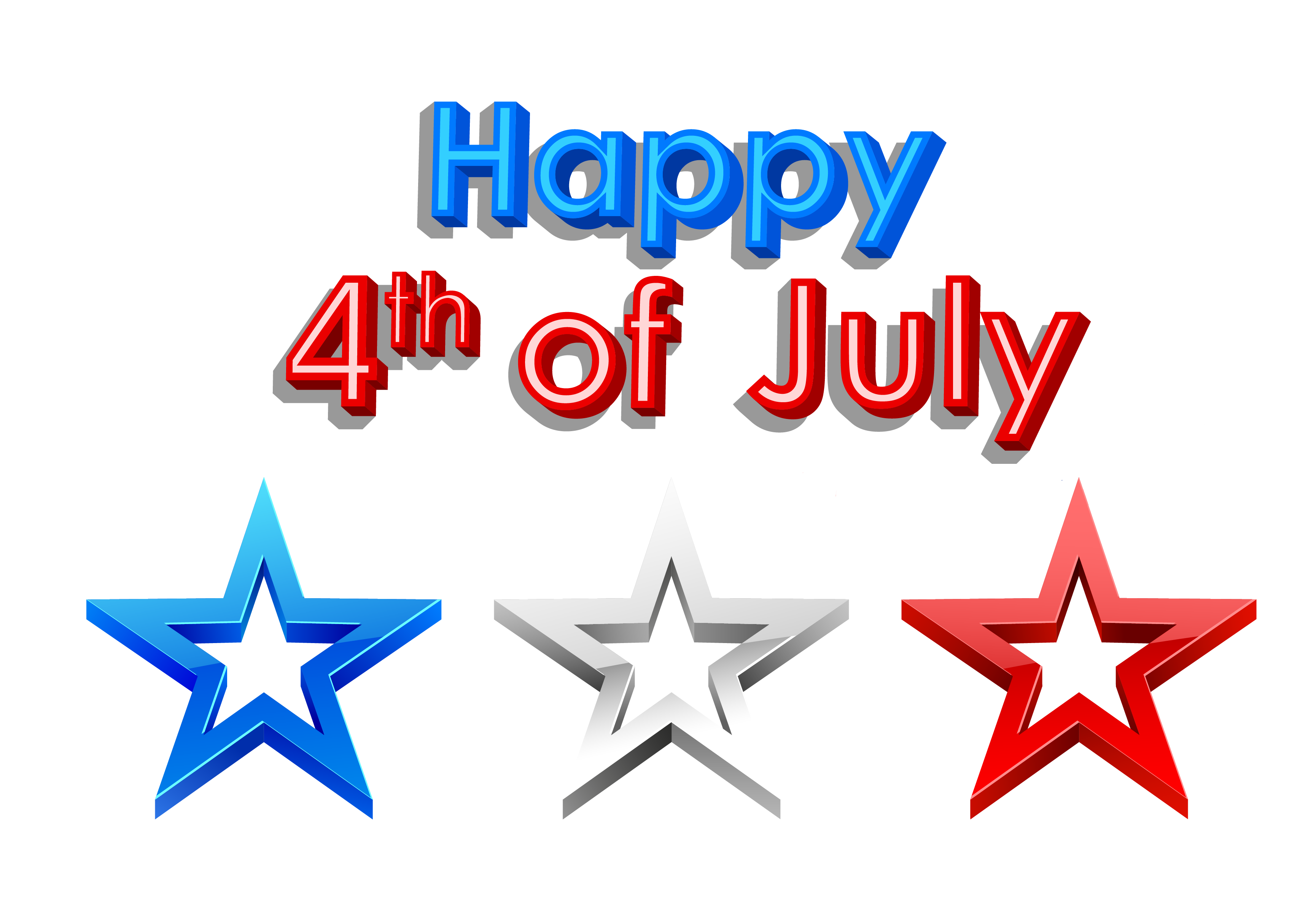 4th of july fireworks clipart free 3