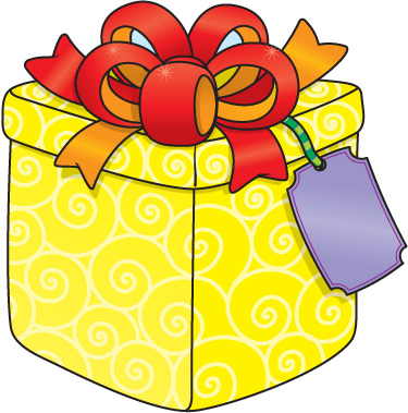 Birthday present clip art free clipart images 5