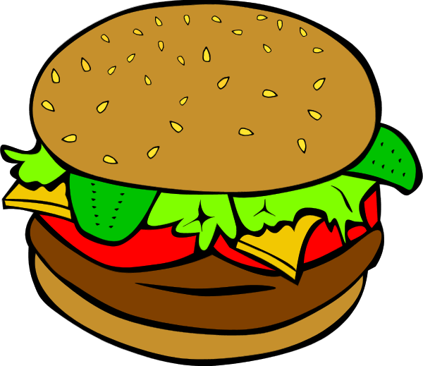 Burger and sandwich clip art clipart photo