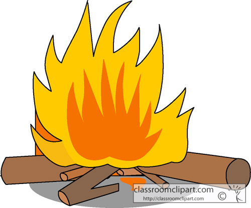 Campfire camp fire clipart 2 image
