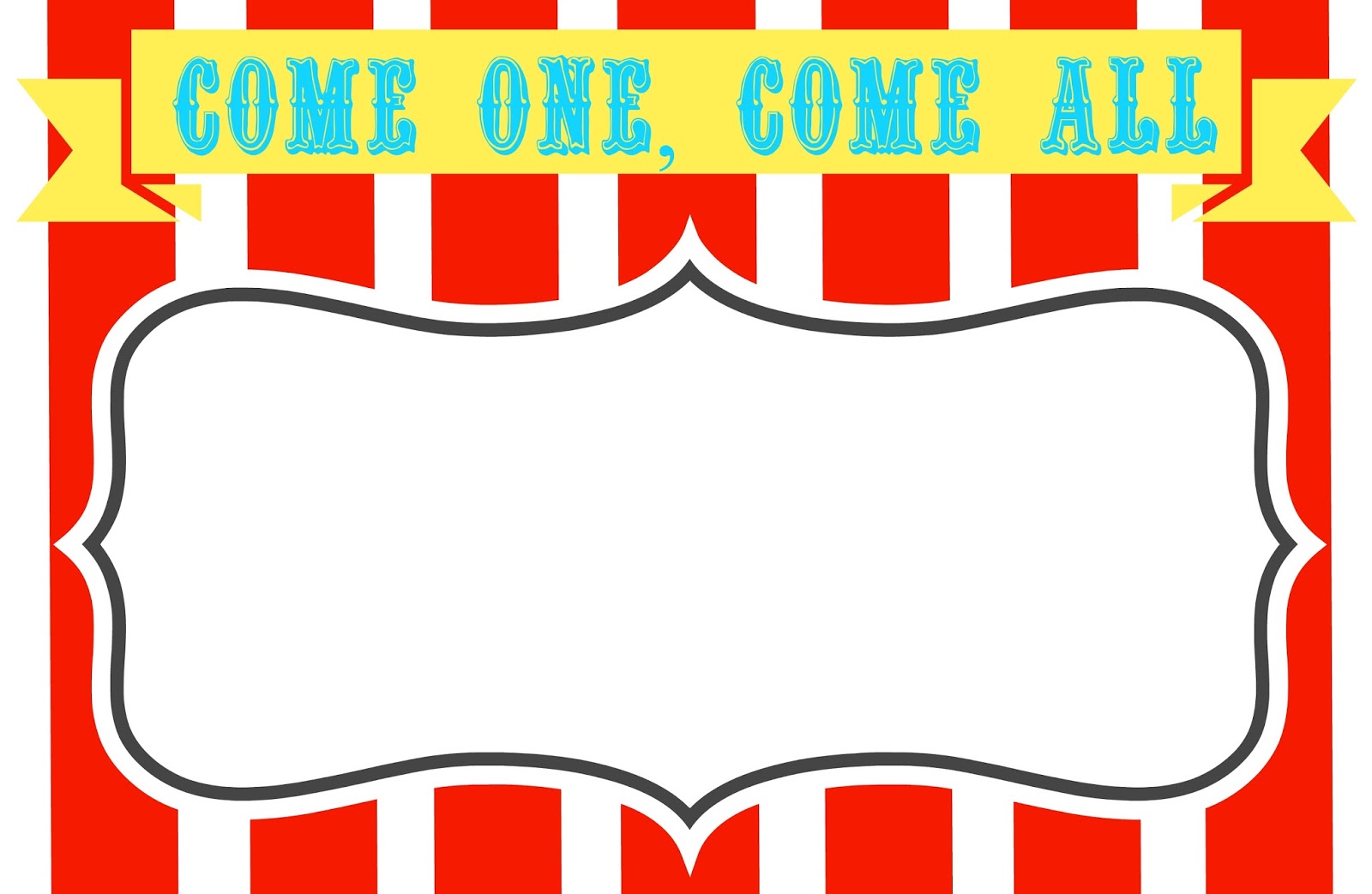 Carnival signs template clipart