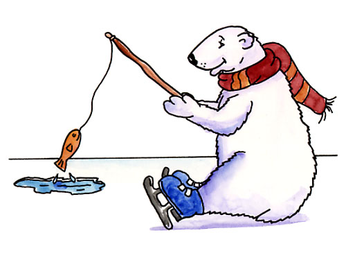 Christmas polar bear clipart free images 3 clipartix