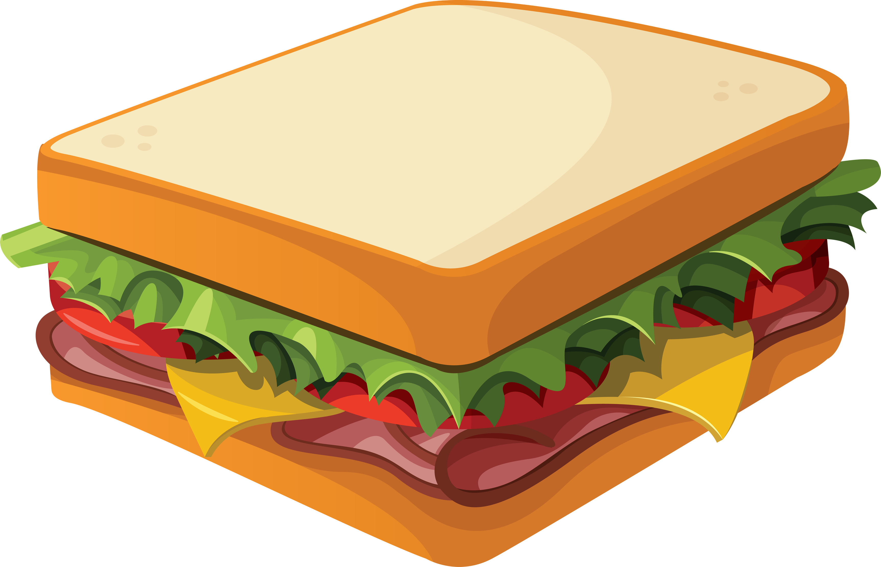 Clip art breakfast sandwich clipart kid