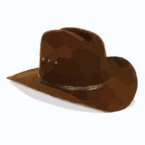 Cowboy hat clip art at vector clip art