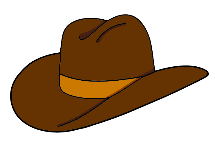 Cowboy hat clip art free clipart images