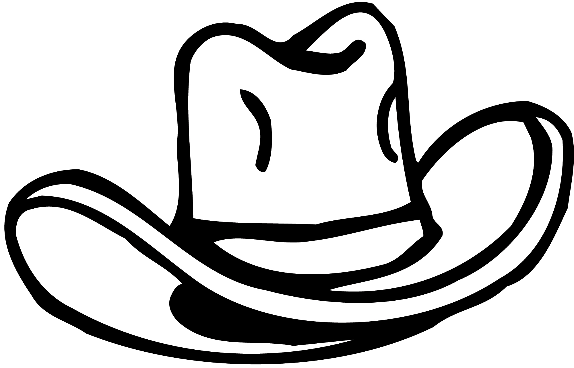 Cowboy hat wboy hat clipart 2