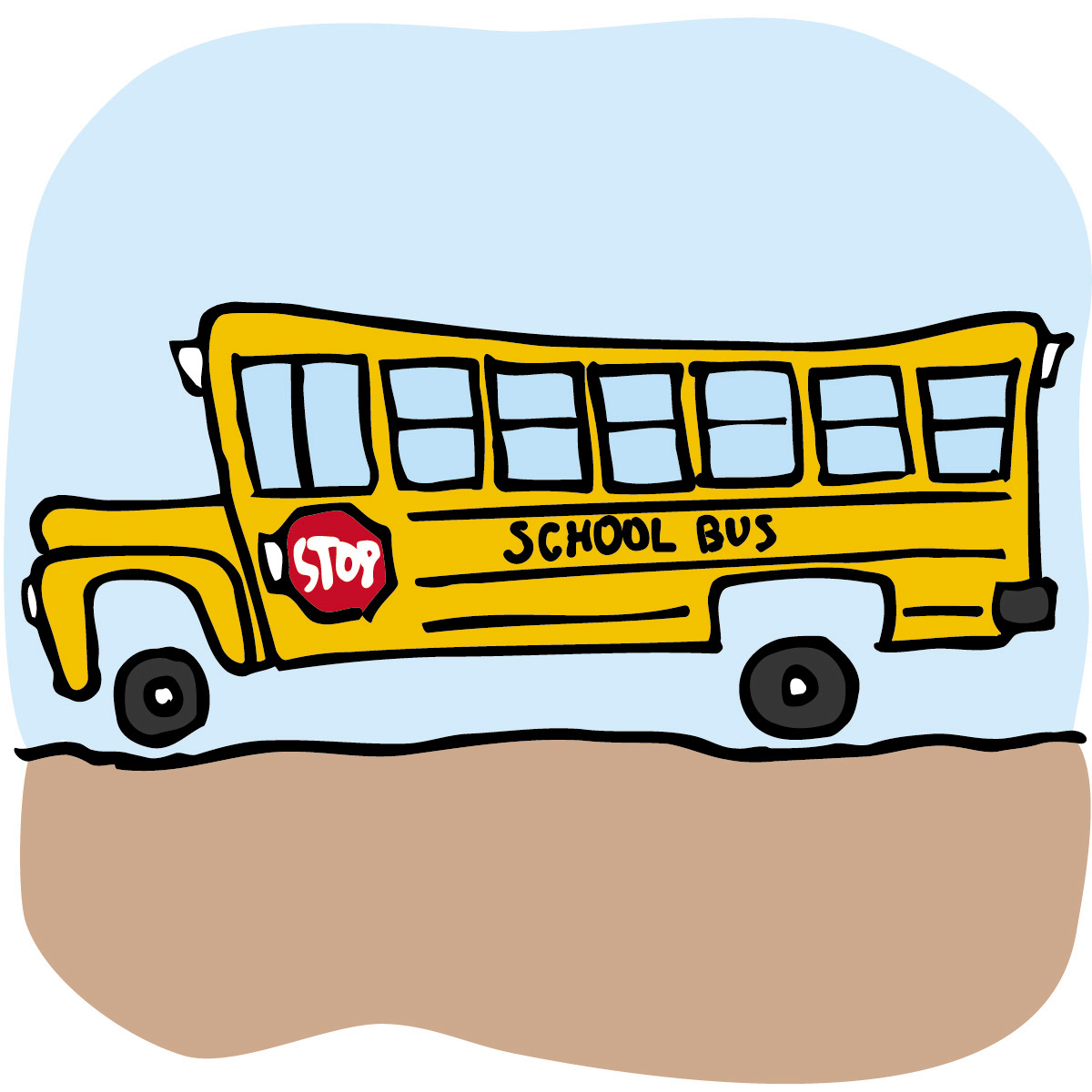 Cute school bus clip art free clipart images 4