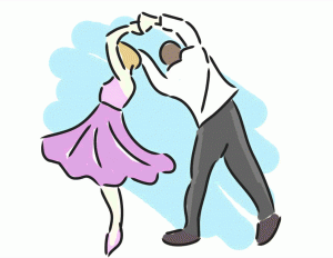 Dance ballroom dancing clip art vector graphics