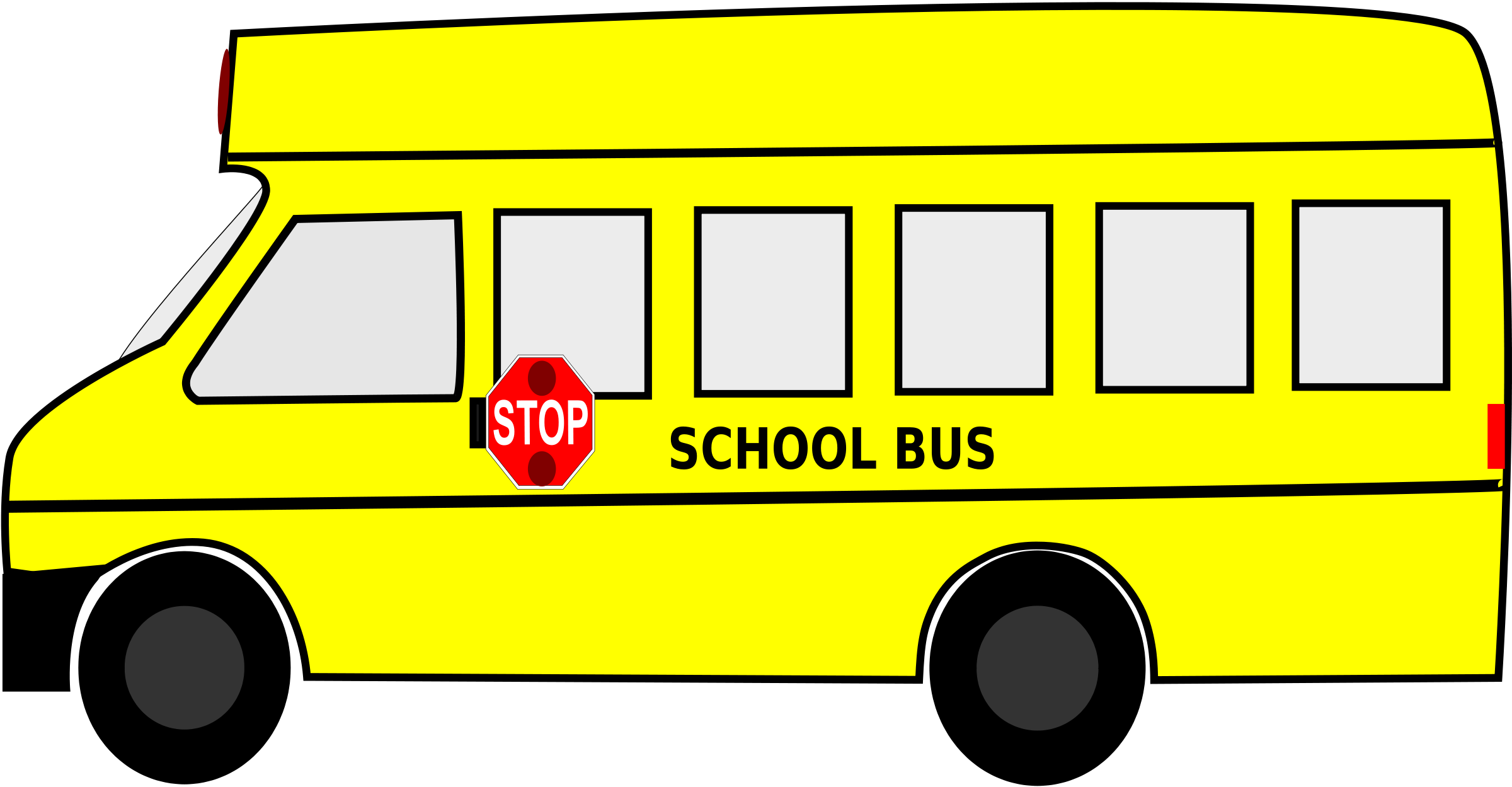Free clip art school bus clipart images 9
