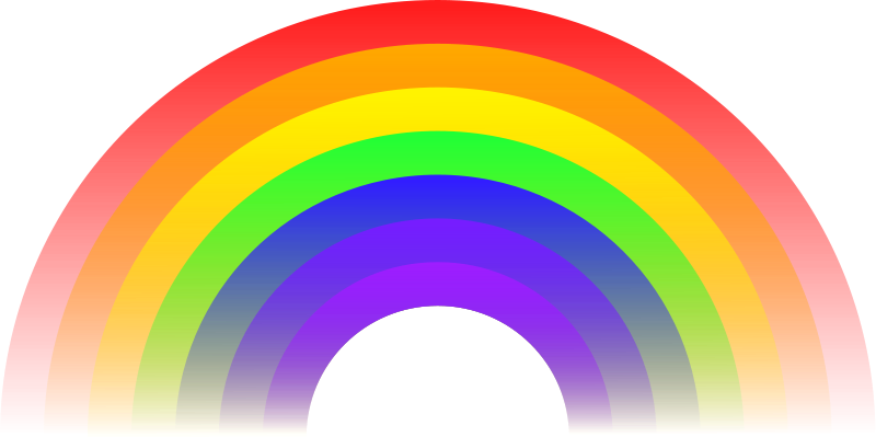 Free rainbow clipart animated s vectors