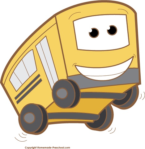 Free school bus clipart 3