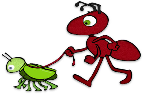 Funny ant clipart