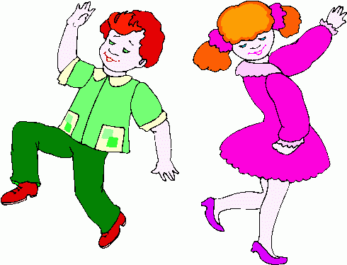 Happy kids dancing clipart free images 2