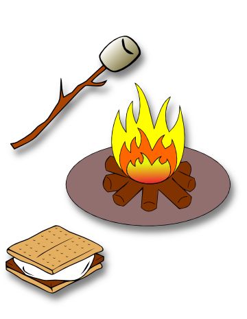Image of campfire clip art 1 clipartoons