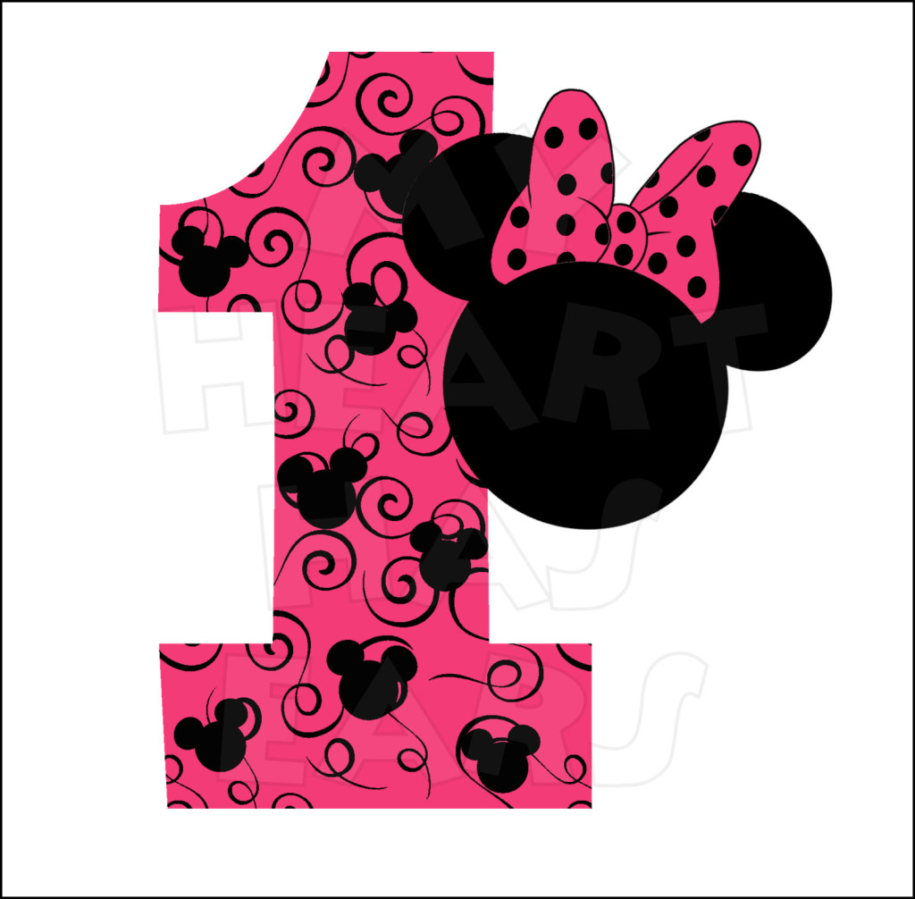 Minnie mouse birthday clipart kid