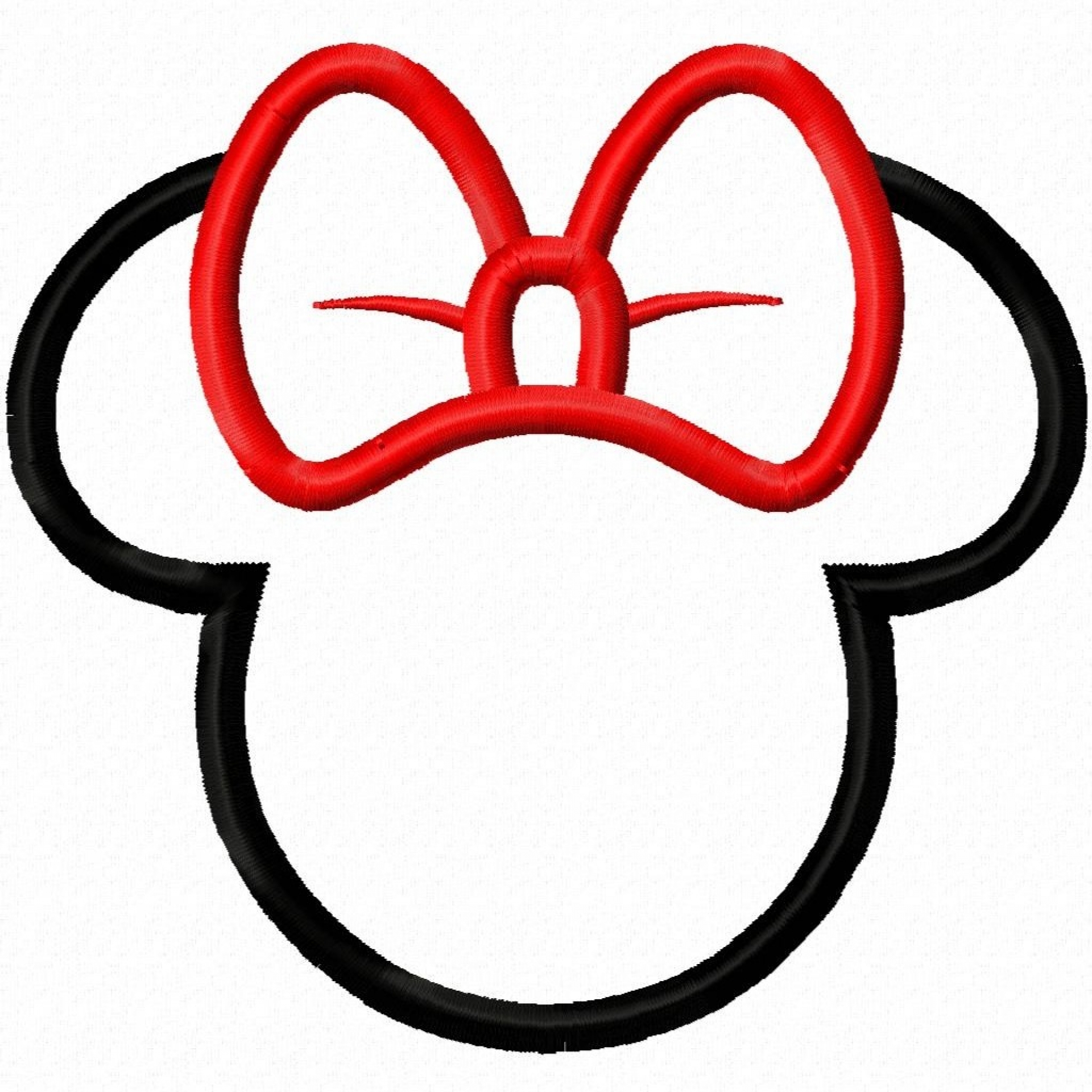 Minnie mouse ear clip art free clipart images