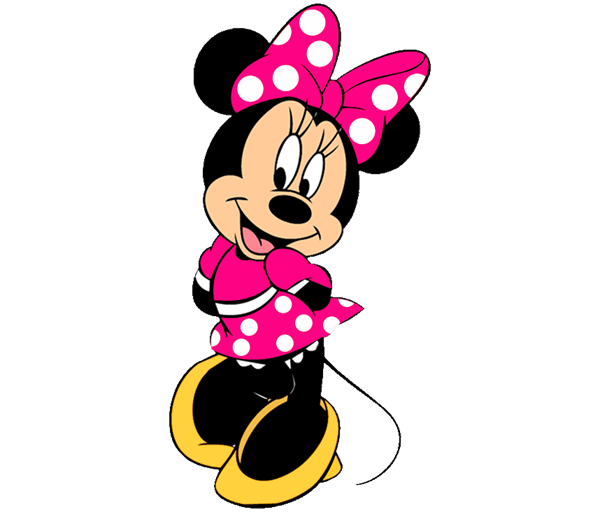 Minnie mouse heart transparent clipart kid