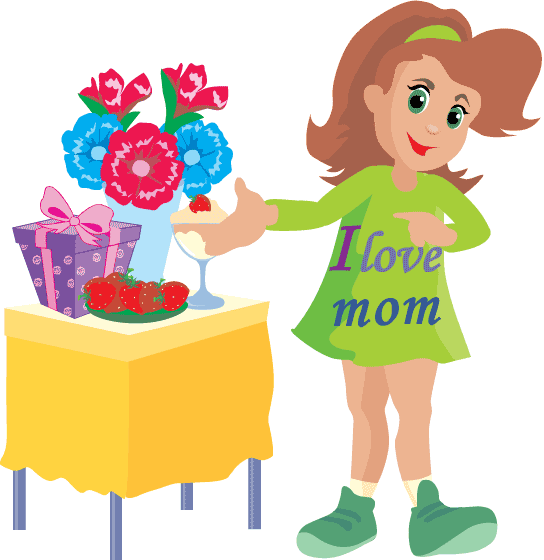 Mothers day mother clipart 7